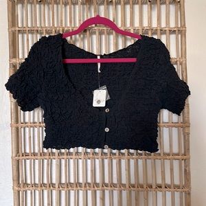 Free People Crinkle Top